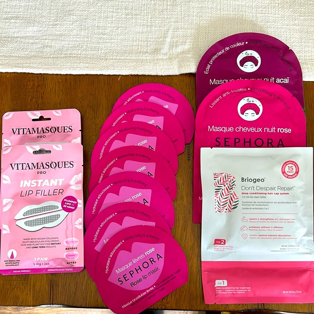 Valentines Day Bundle 💘 Sephora lip masks hair masks